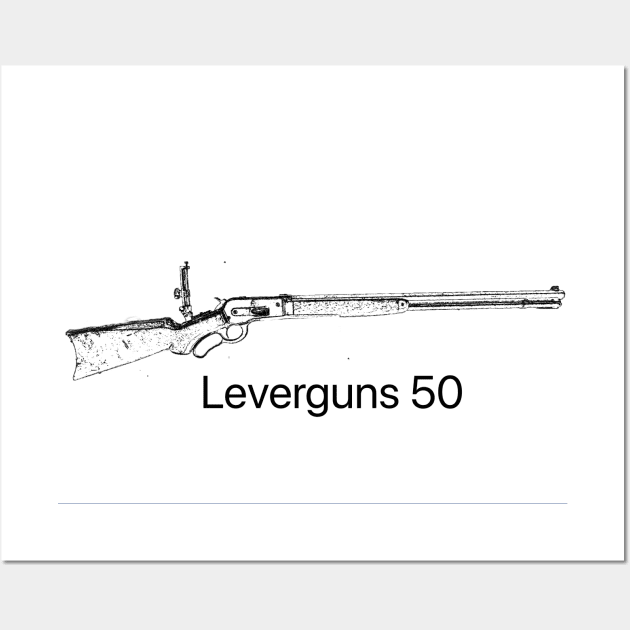 Leverguns 50 Wall Art by LeverGuns